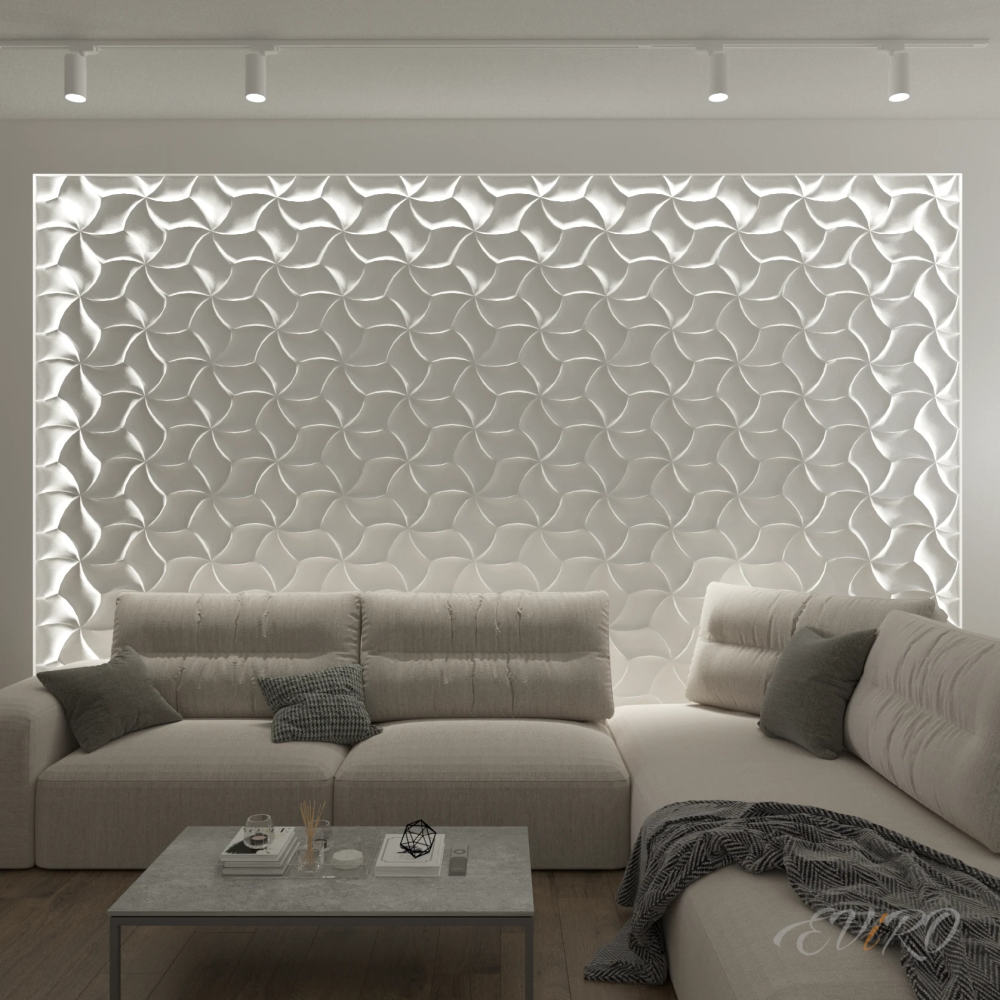 Гипсовая 3D панель EViRO Оригами