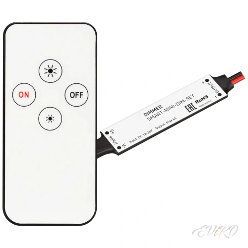 Пульт/диммер 48/96W, 4A (до 9 м.п. Led ленты 24V, 10W)