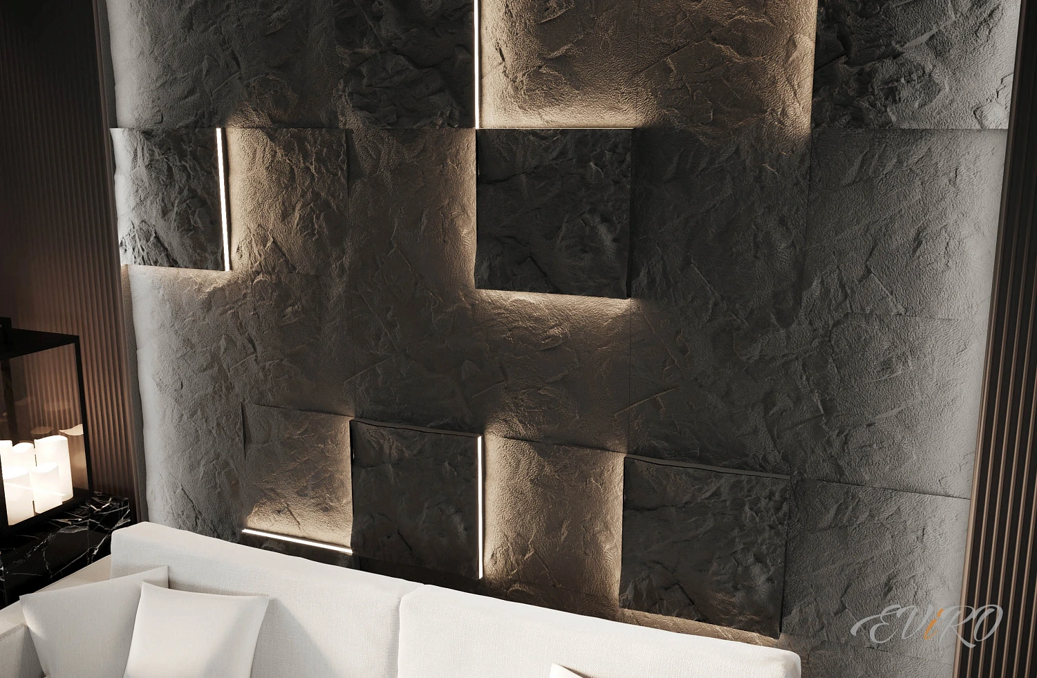 Гипсовая 3D панель EViRO Mountain Rock