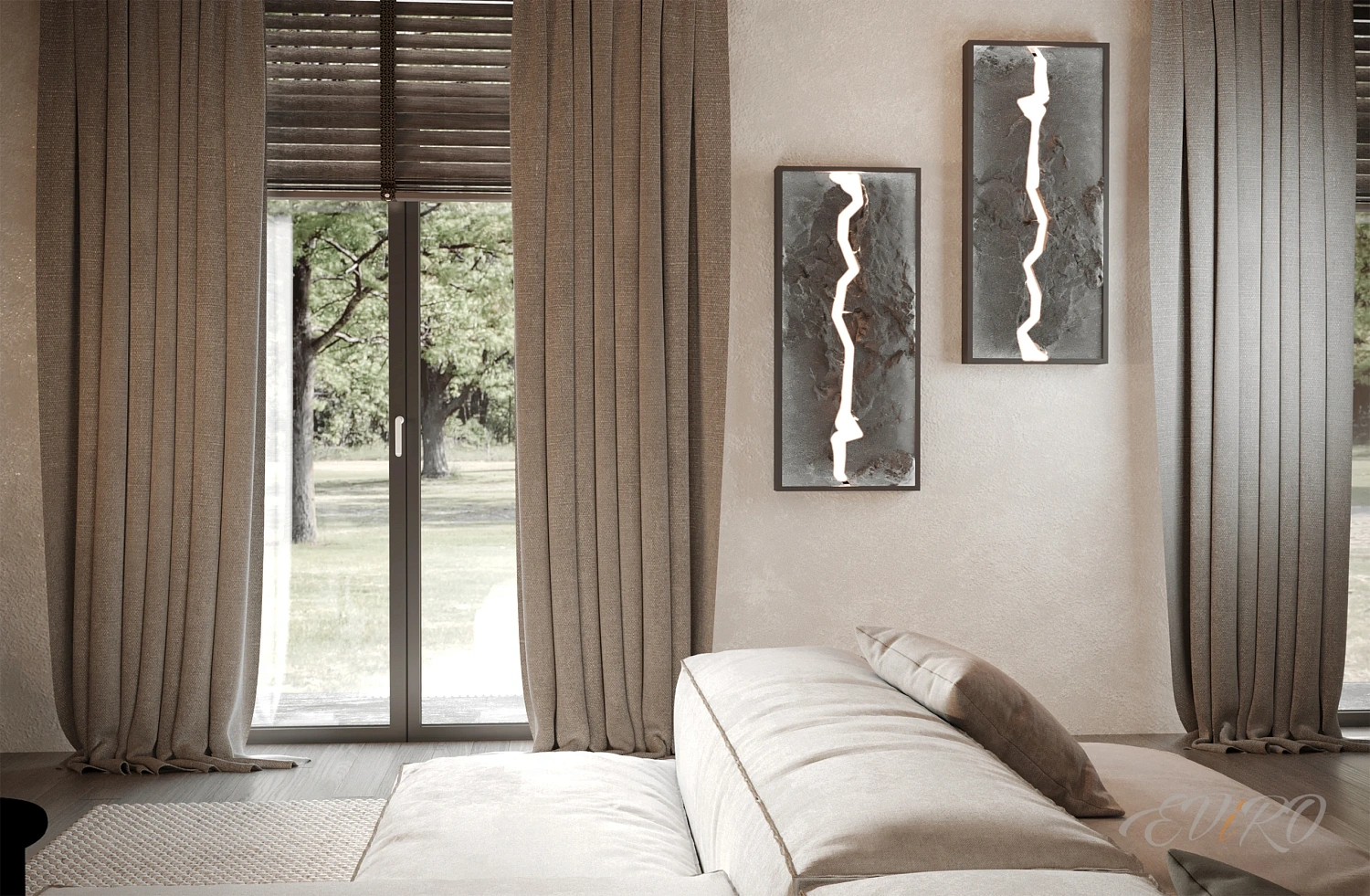 Подсветка скалы EViRO Fire Lava