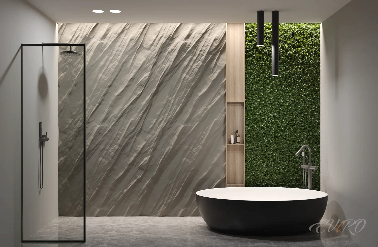 Гипсовая 3D панель EViRO Line Rock