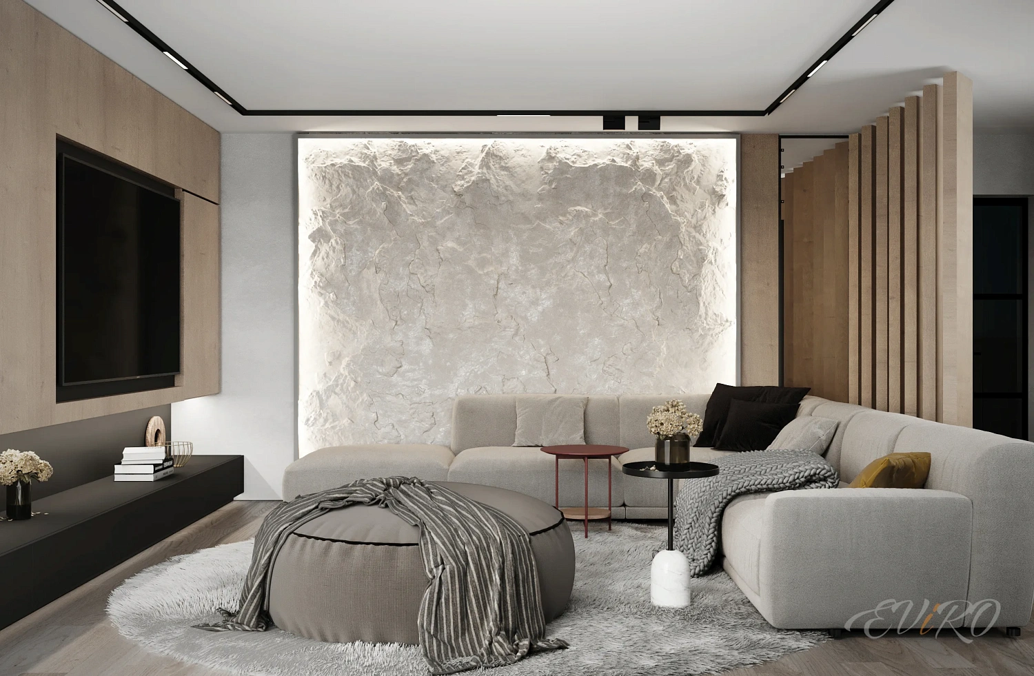 Гипсовая 3D панель EViRO Rock Slabe