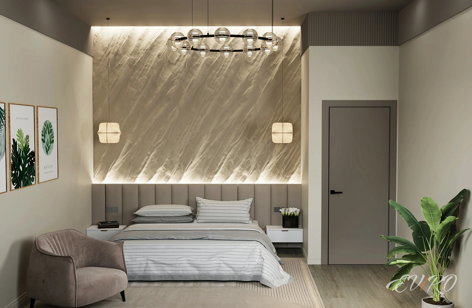 Гипсовая 3D панель EViRO Line Rock