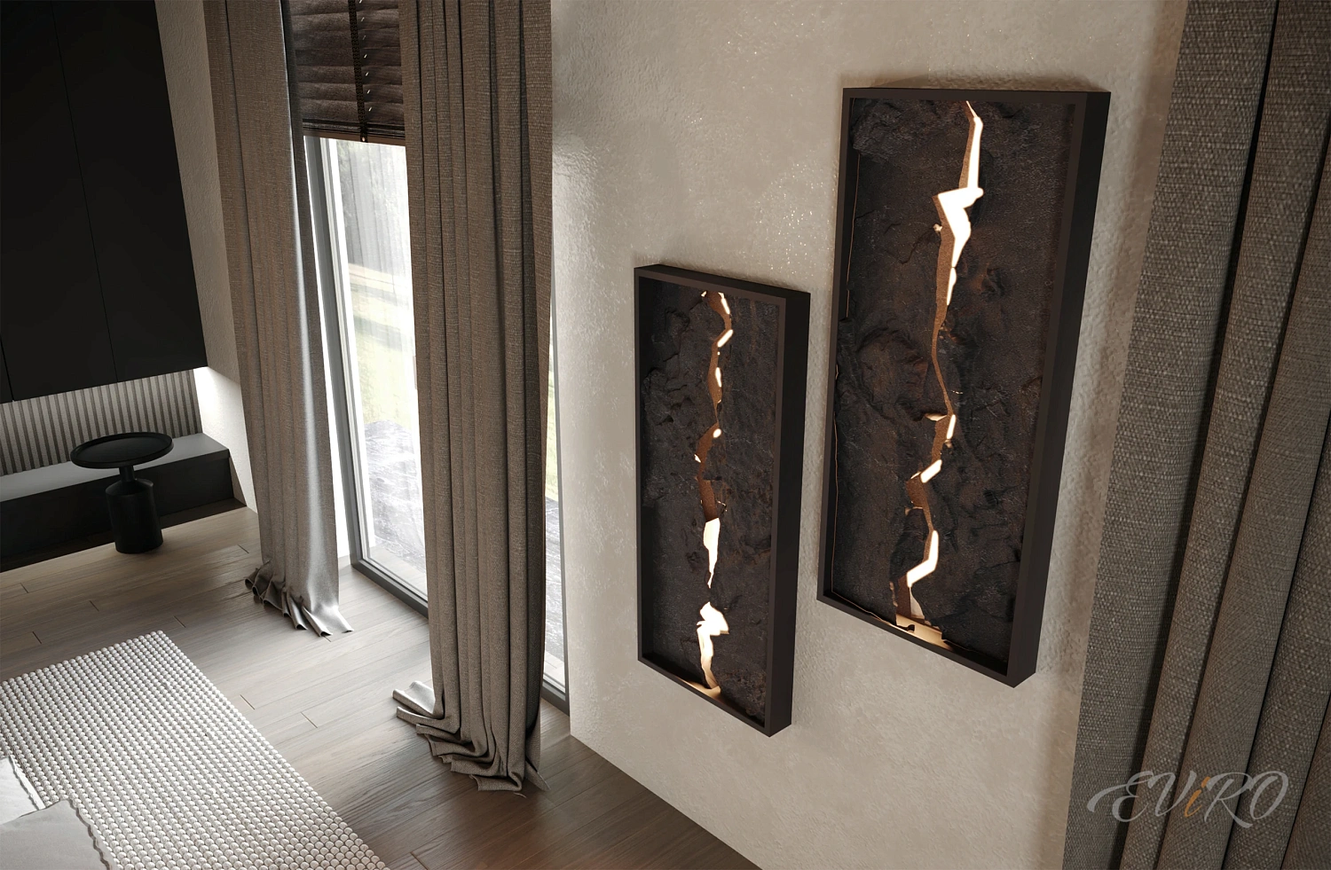 Подсветка скалы EViRO Fire Lava