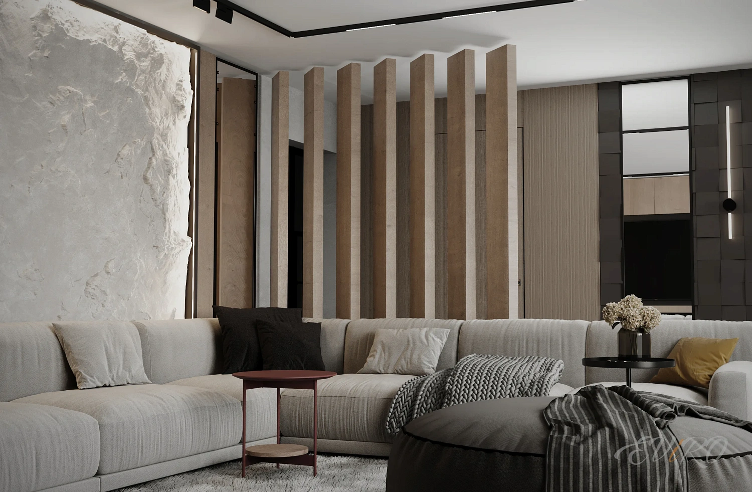 Гипсовая 3D панель EViRO Rock Slabe