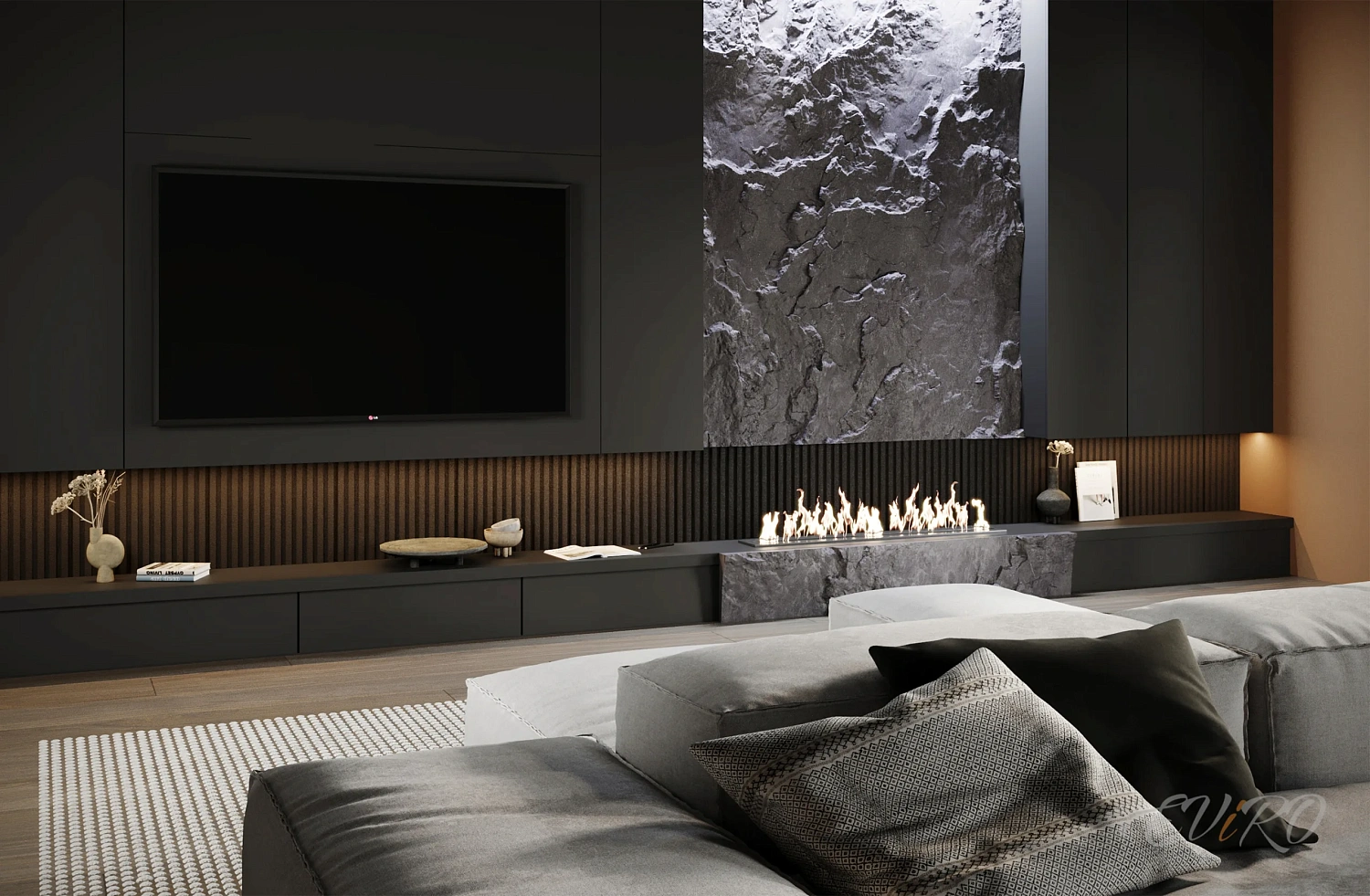 Гипсовая 3D панель EViRO Rock Slabe