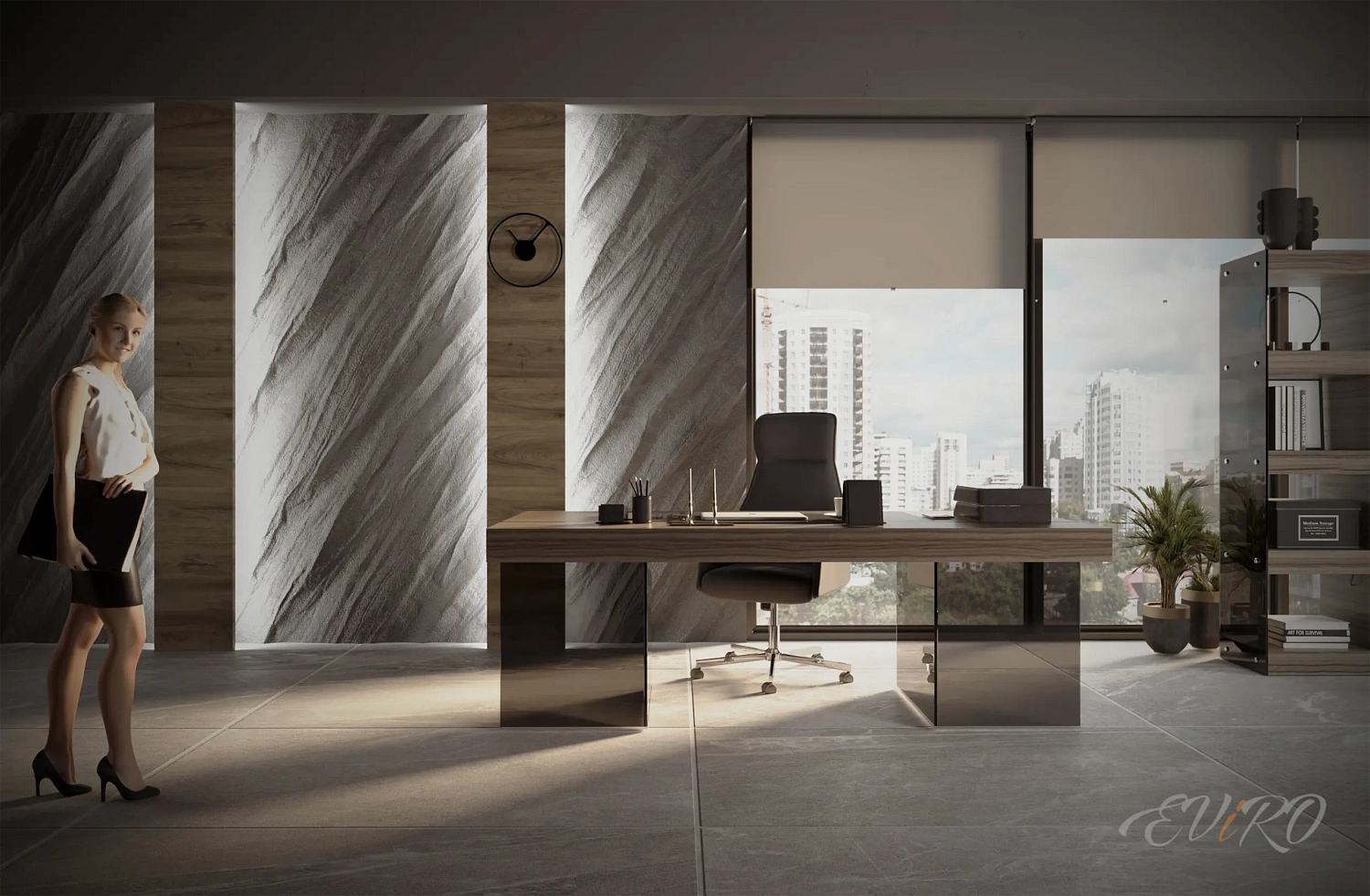 Гипсовая 3D панель EViRO Line Rock