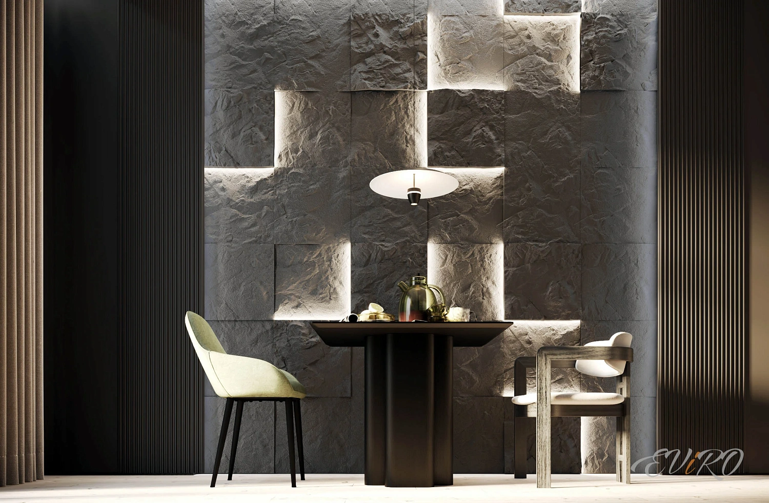 Гипсовая 3D панель EViRO Mountain Rock