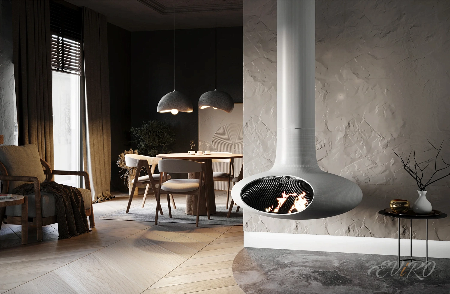 Гипсовая 3D панель EViRO Mountain Rock