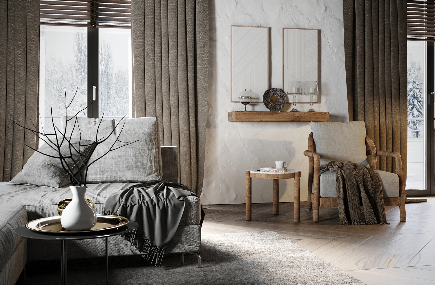 Гипсовая 3D панель EViRO Mountain Rock