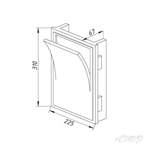 Стеновой светильник EViRO ВСС 8