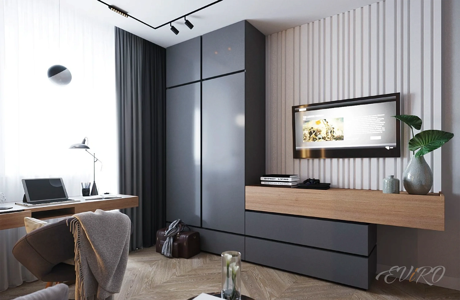 Гипсовая 3D панель EViRO Barcode