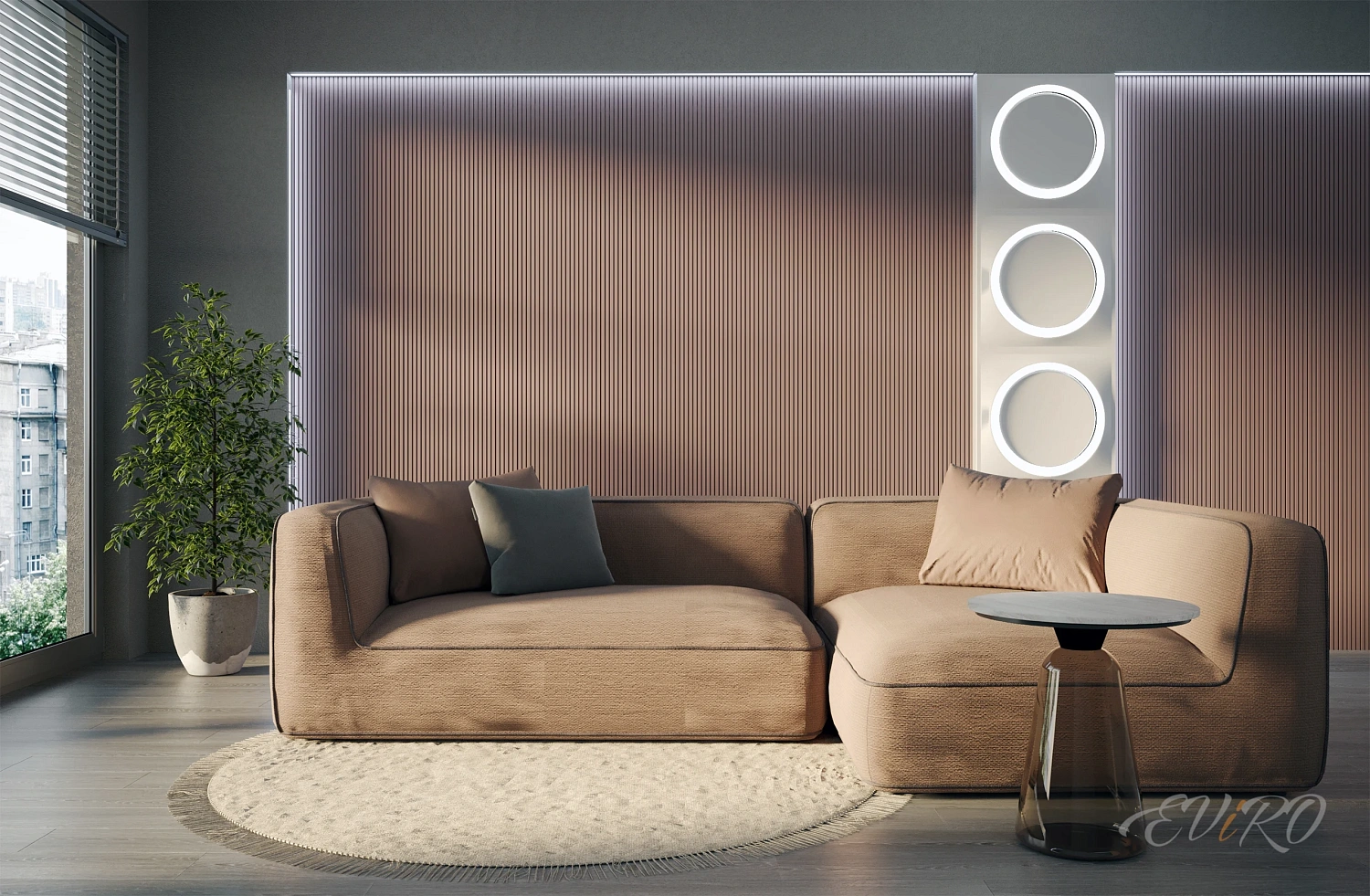 Гипсовая 3D панель EViRO Track