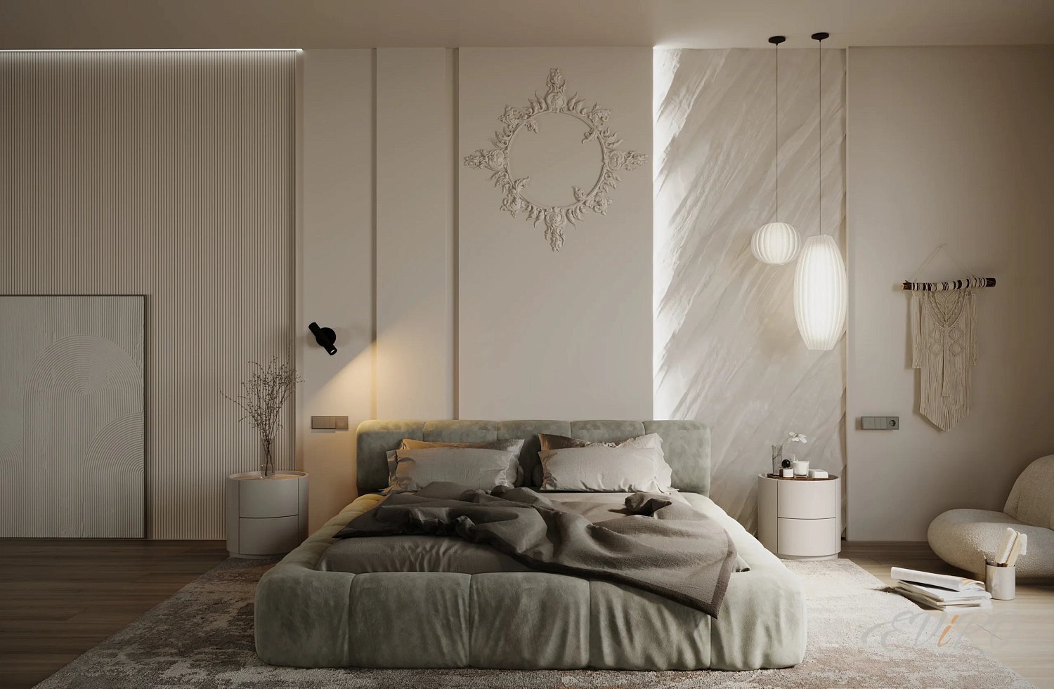 Гипсовая 3D панель EViRO Line Rock