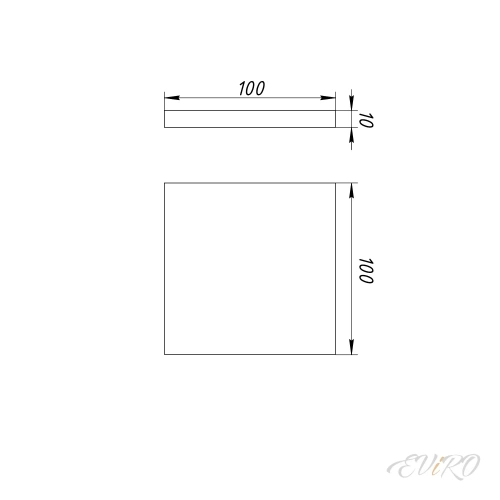 Световая гипсовая 3D панель EViRO Световые квадраты
