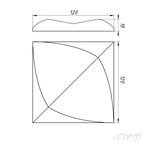 Гипсовая 3D панель EViRO Mosaic
