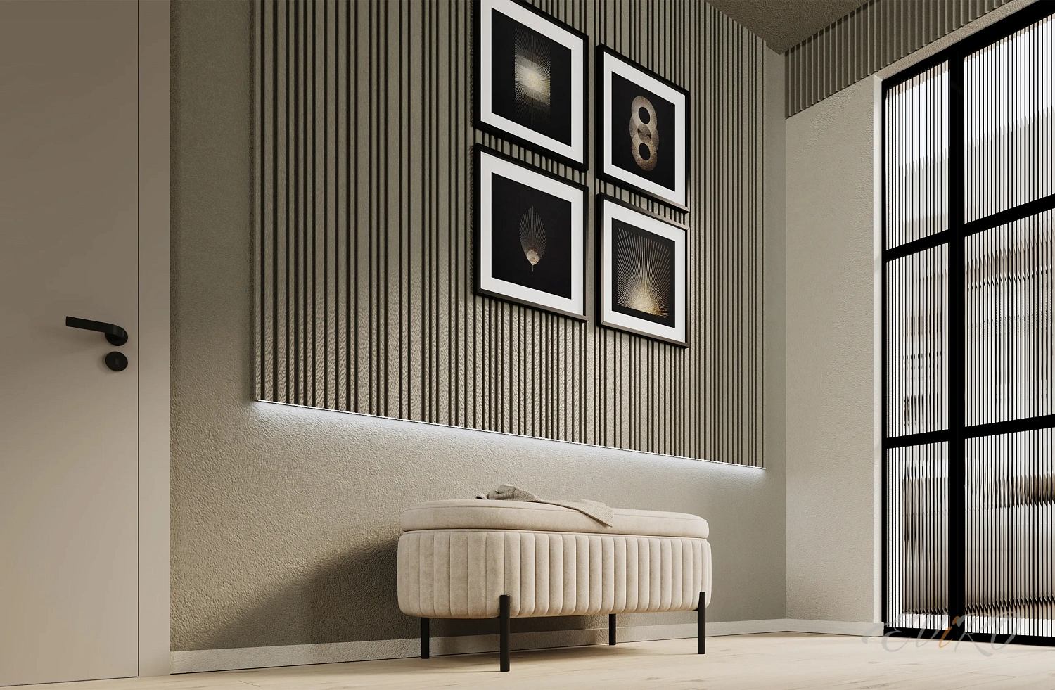 Гипсовая 3D панель EViRO Barcode