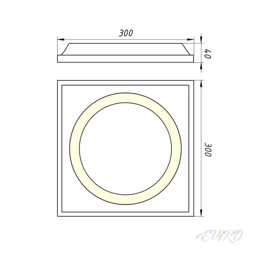 Гипсовая 3D панель EViRO Circle
