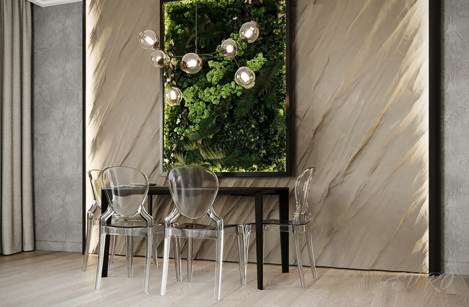 Гипсовая 3D панель EViRO Line Rock