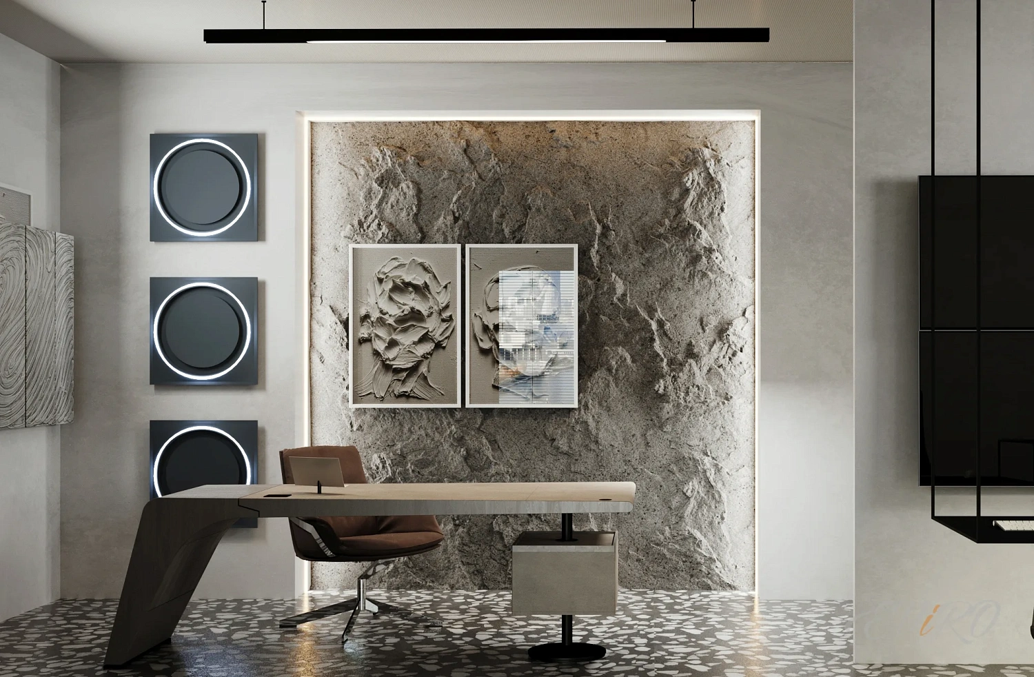 Гипсовая 3D панель EViRO Rock Slabe