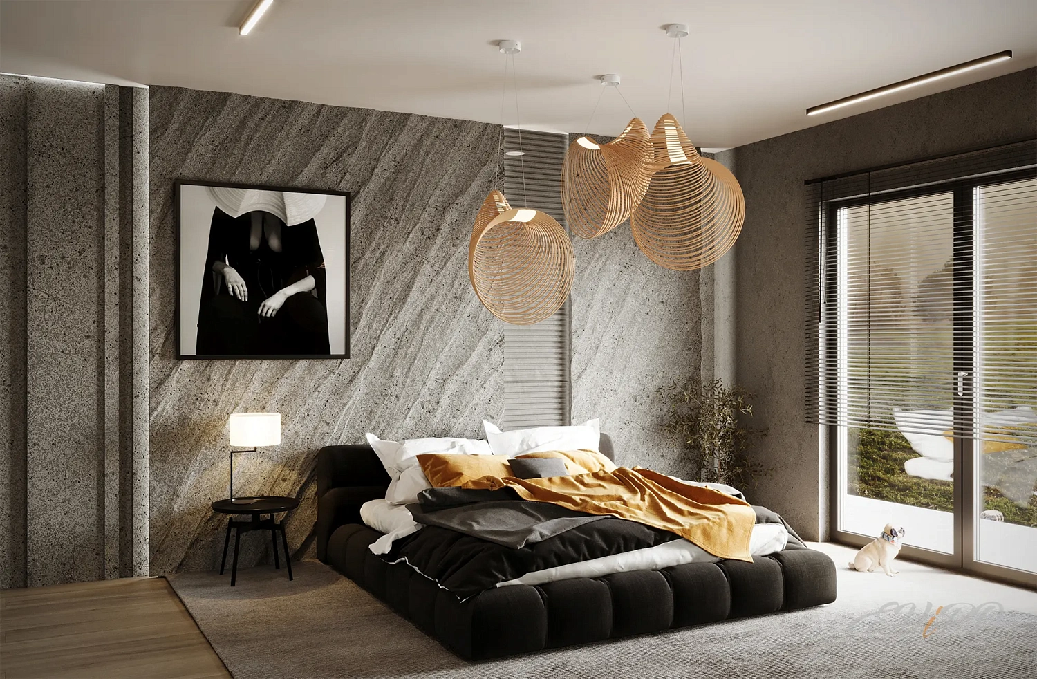 Гипсовая 3D панель EViRO Line Rock