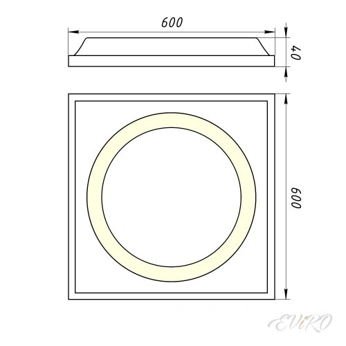 Гипсовая 3D панель EViRO Circle