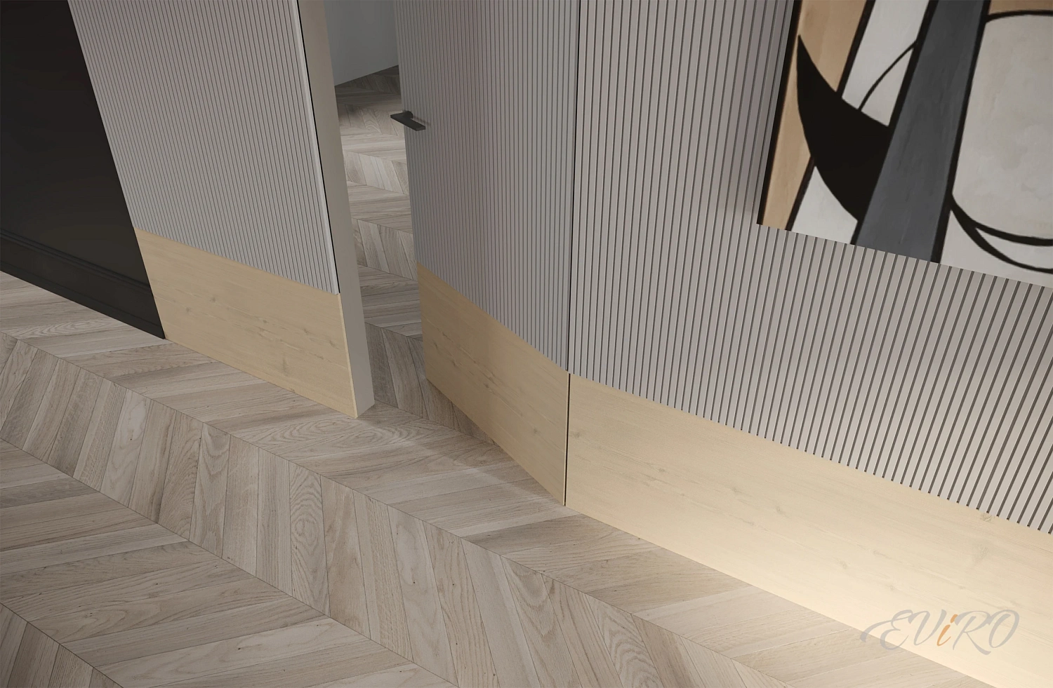 Гипсовая 3D панель EViRO Track