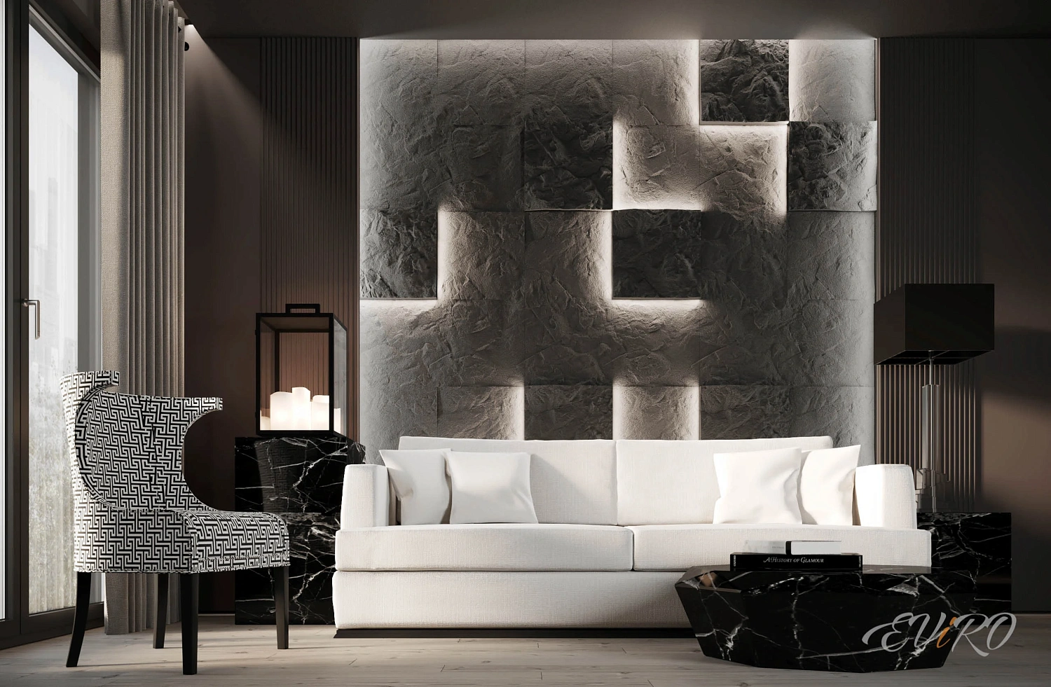 Гипсовая 3D панель EViRO Mountain Rock