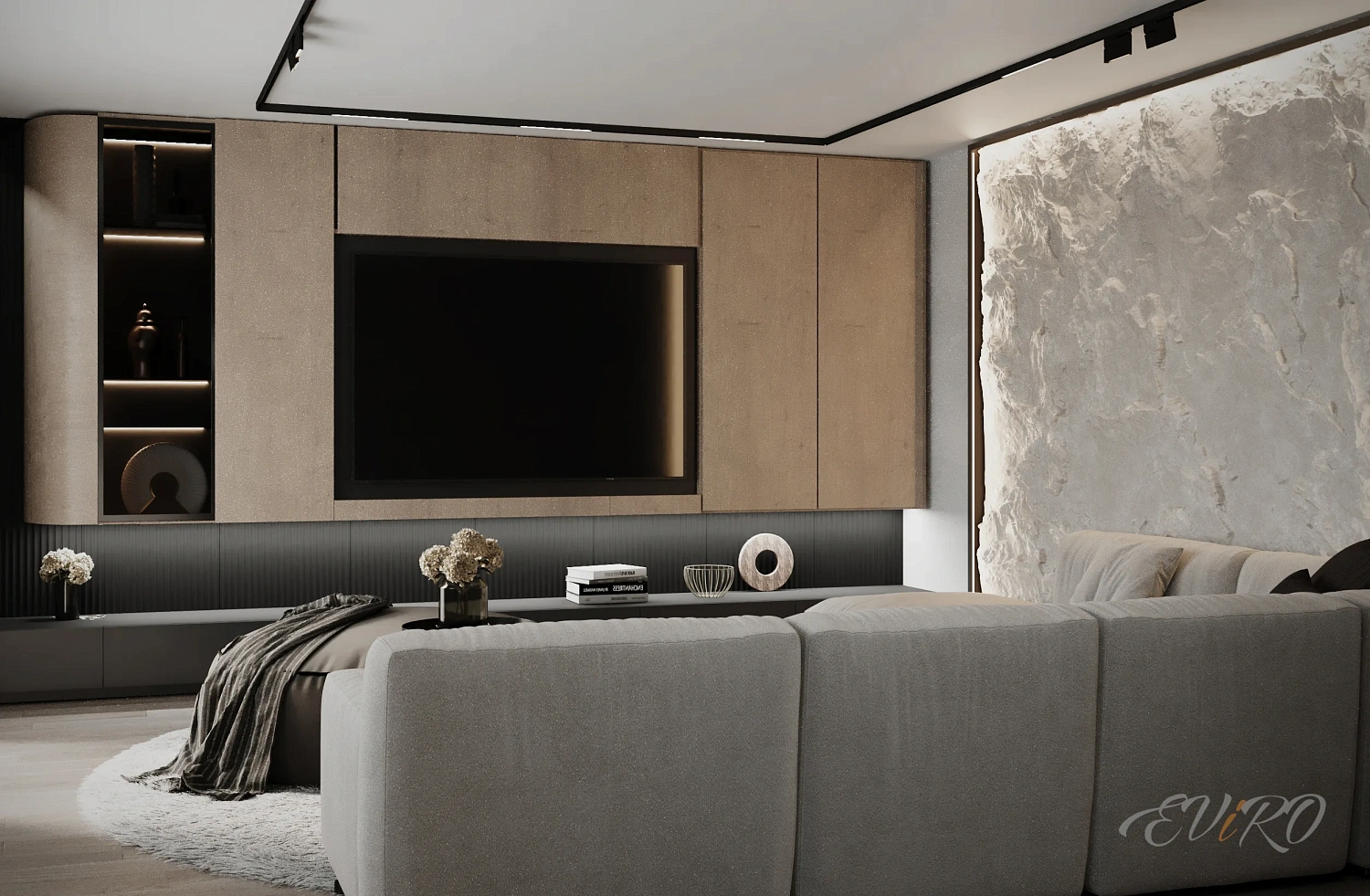 Гипсовая 3D панель EViRO Rock Slabe